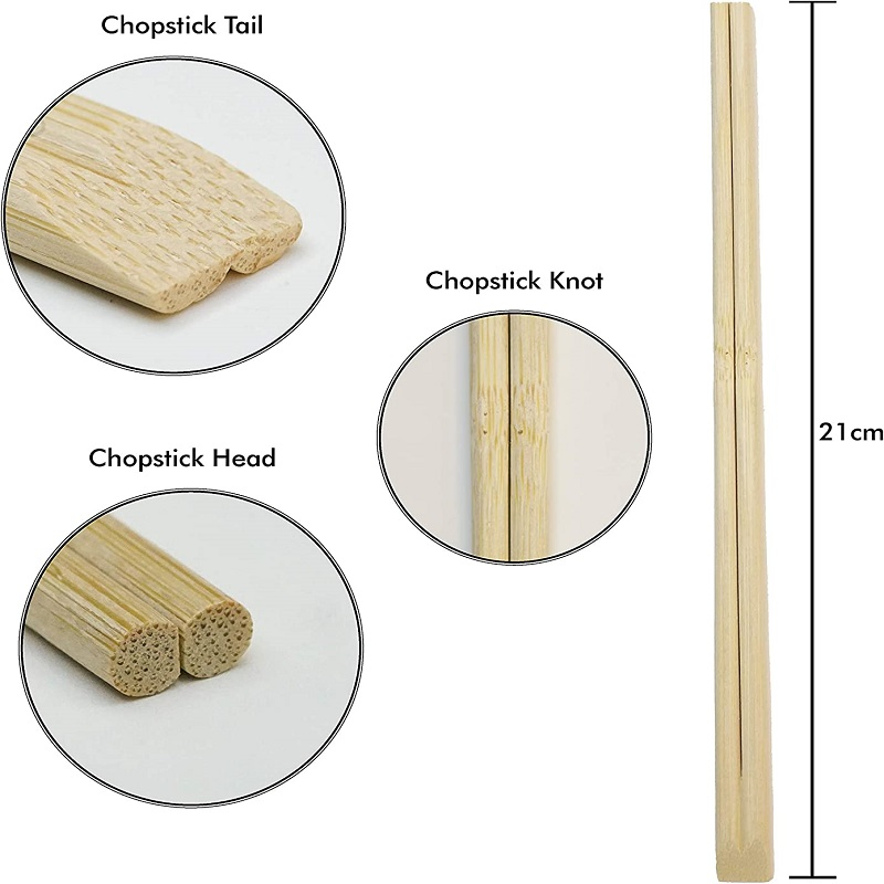 Chinese - Made Wholesale Disposable Bamboo Chopsticks with Customers' Exclusive Logos