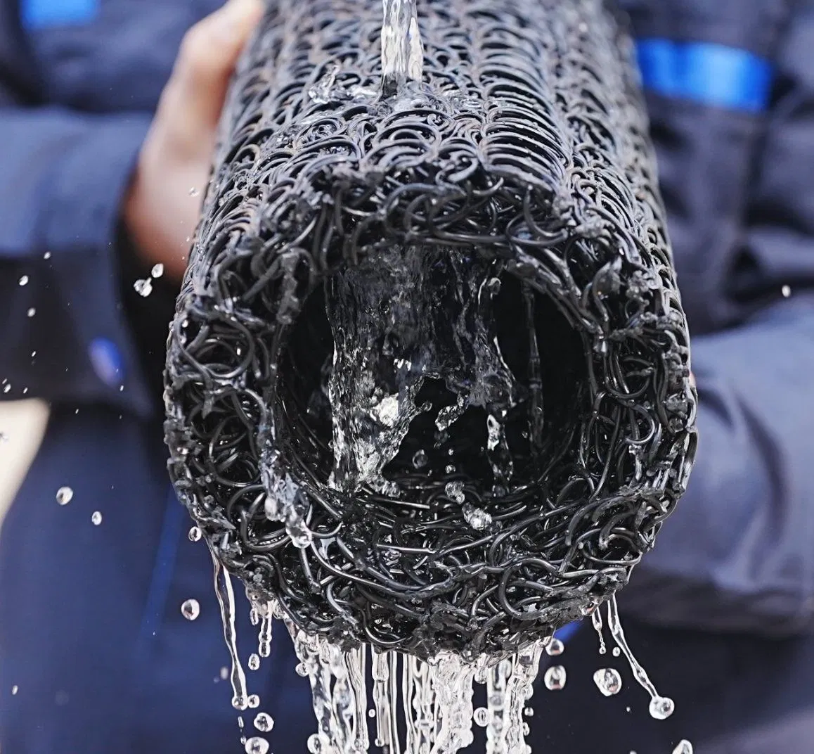 Durable PP Blind Ditch Underground Passages Water Drainage Pipe 50-150mm