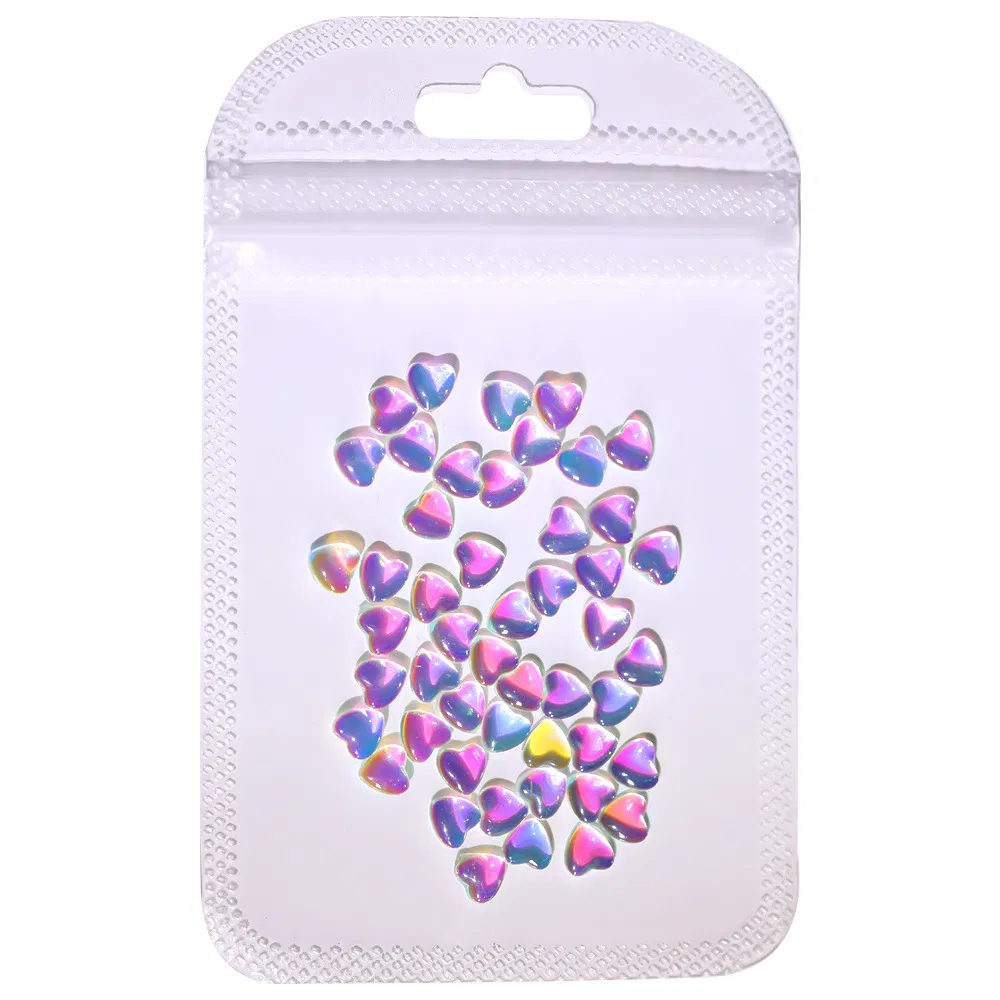 in Stock Aurora's Transparent Heart-Shaped Nail Ornament