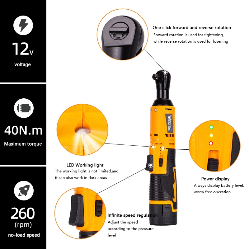Беспроводной угловой гайковерт Beixuan 12В