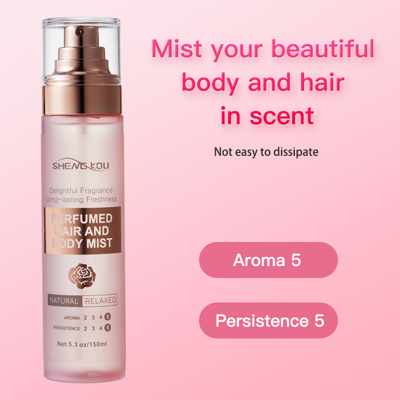 OEM Free Sample Custom Care Hair Products Vegan No Irritant Long-Lasting Moistures Hair Perfume