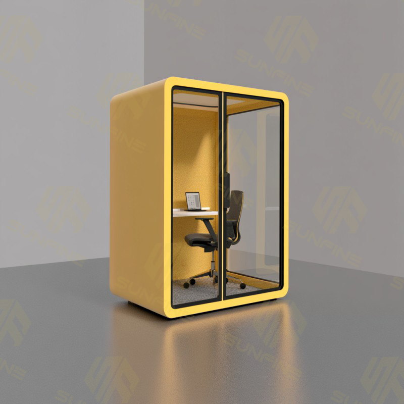 Acoustic Commercial Meeting Booth Office Soundproof Studio Pod Phone Booth Customized