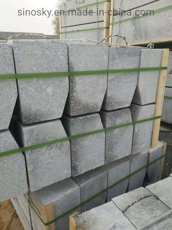 Chinese Natural Grey Granite Kerbstone for Road/Parking/Garden/Landscaping