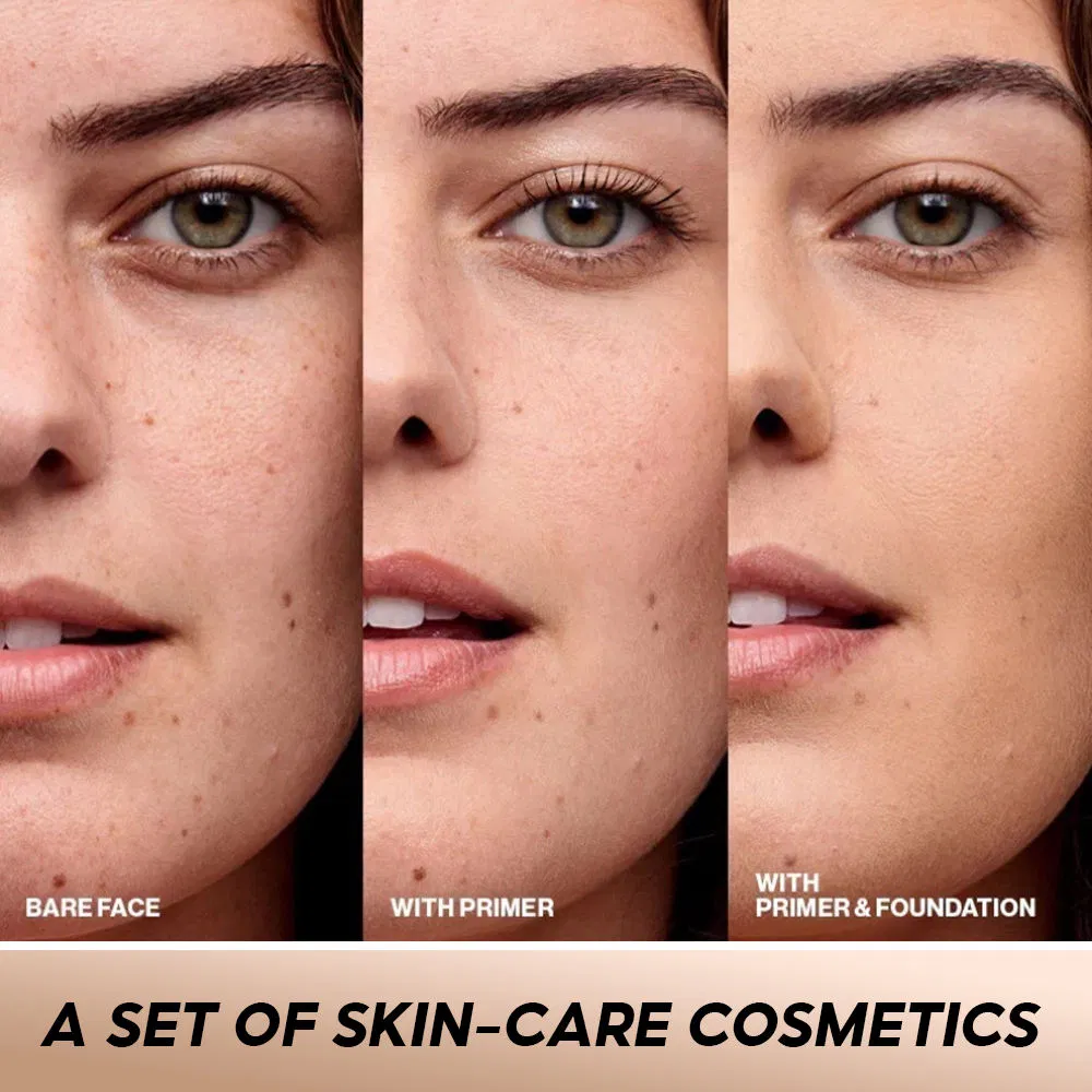 Best Skin Glow Primer Face Moisturizing SPF 30 Liquid Foundation Set