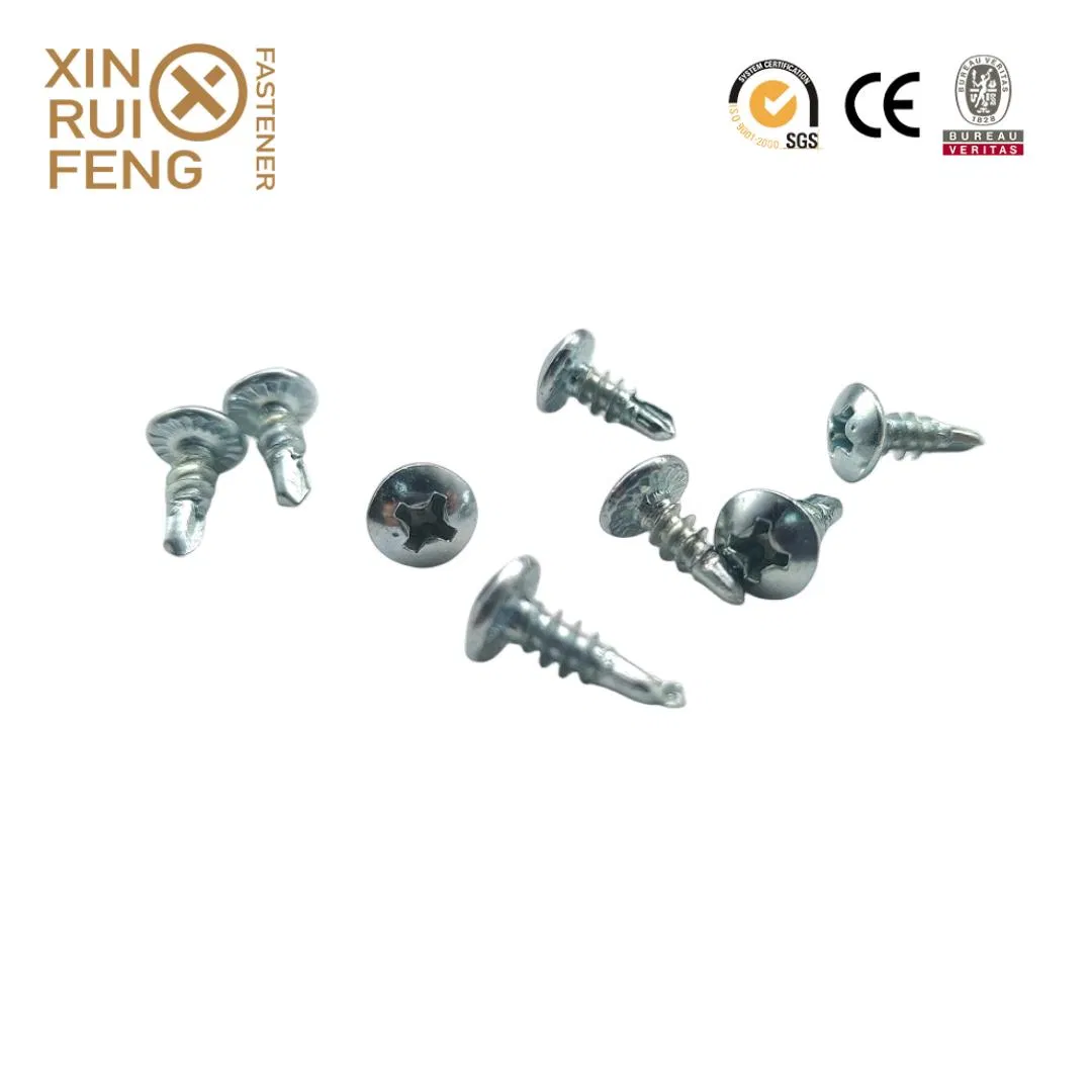 Square Bit Pan Head Self-Drilling Screws 410 Stainless Steel Tek Sheet Metal Screws