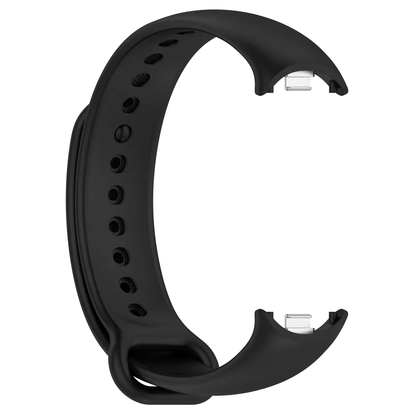 Silicone Strap for Xiaomi Mi Band 10 9 8 Strap NFC Sport Rubber Bracelet Wristband Belt Xiaomi Smart Band 8 9 Metal Connector