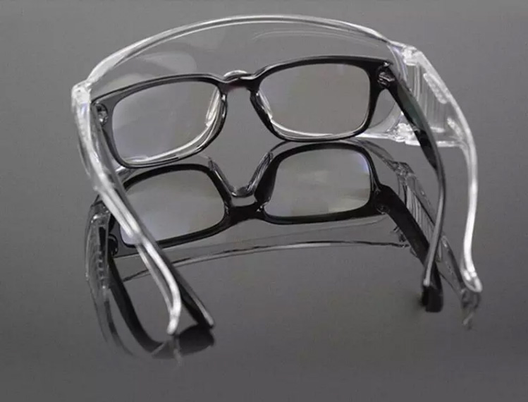 Transparent Anti Fog Clear Protective Safety Glasses