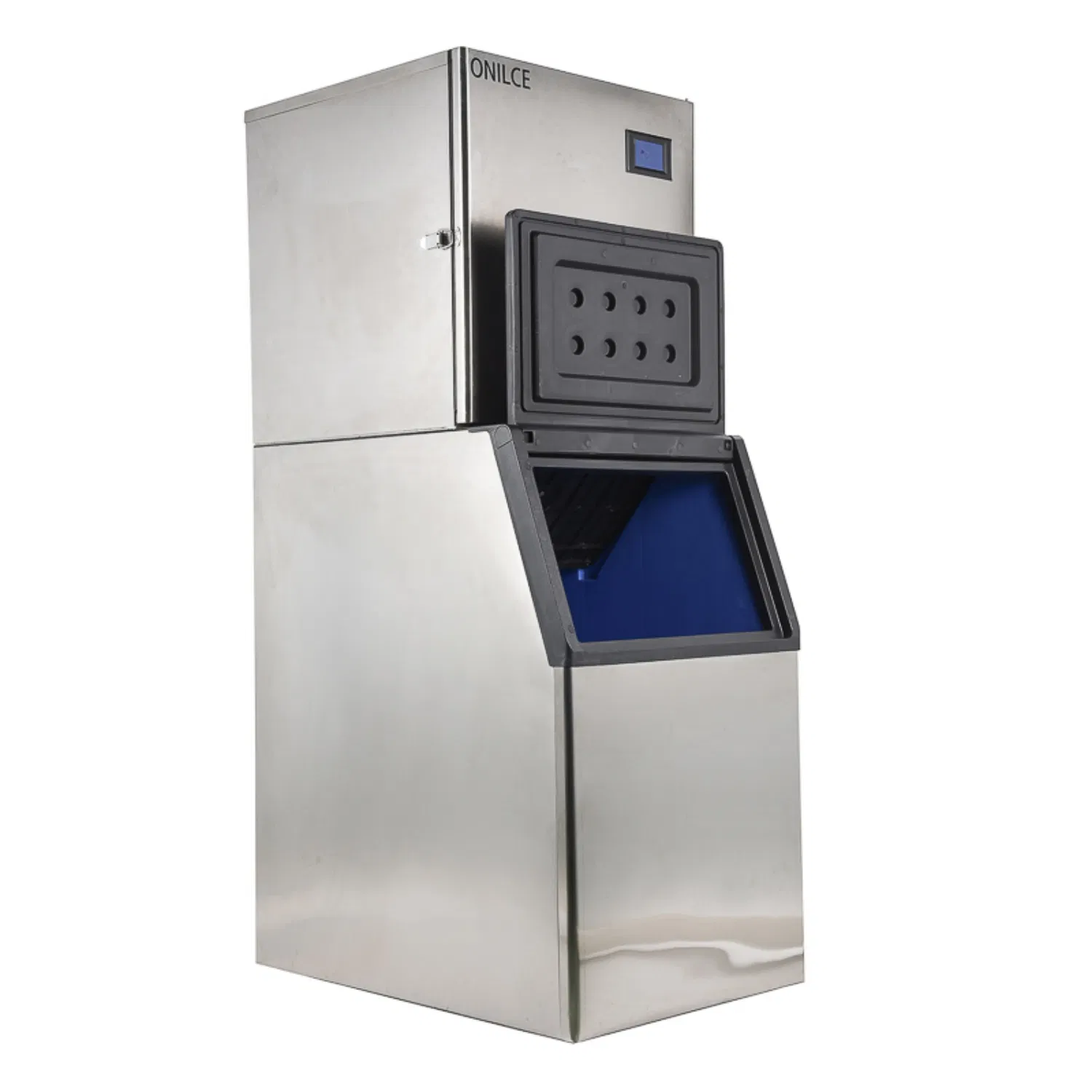 Cube Ice Machine Manufactured From High Grade 304 Stainless Steel with Corrosion Resistant Exterior and Durable Construction