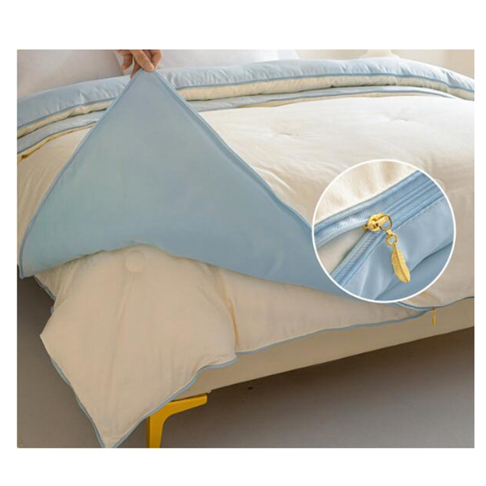 Luxury Soybean Silk Floss Microfiber Quilt Set Organic Cotton Bedding Quilts