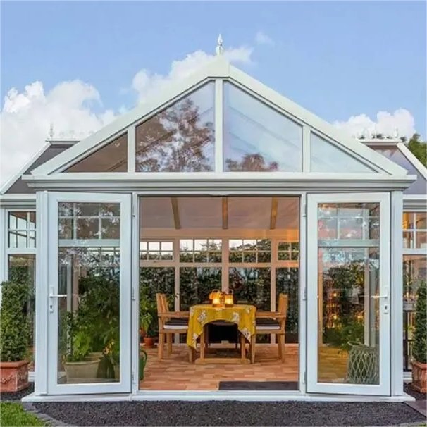 4 Season Aluminium Glass Sunrooms for Solarium