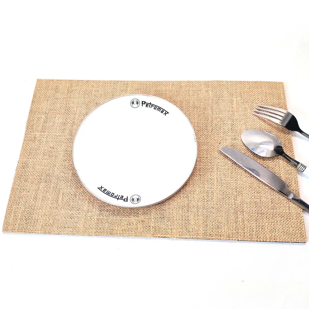 Wholesale Rectangle Waterproof Rubber Jute Placemats Classic Style Reusable Burlap Design Ready to Ship