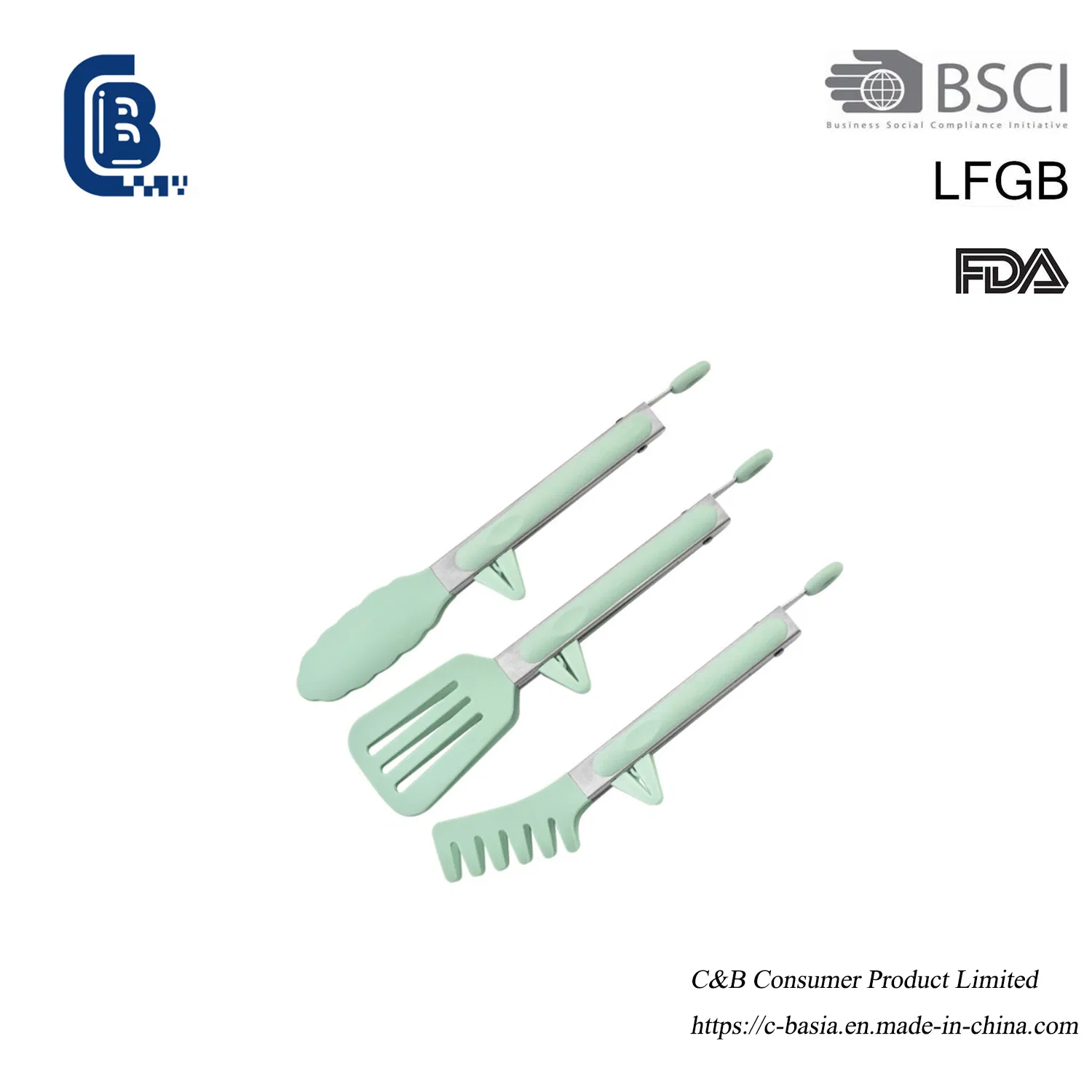 Stainless Steel Pasta Tong with Tooth, Catering Buffet Salad Noodles Clip