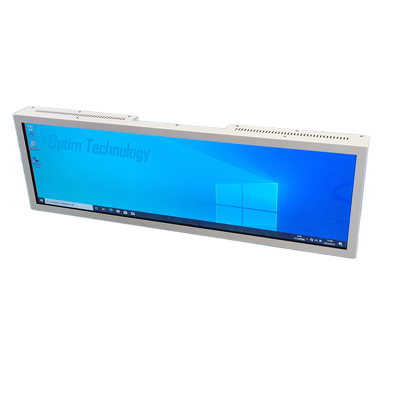 Stretched 29-Inch Digital Display for Public Transport Use