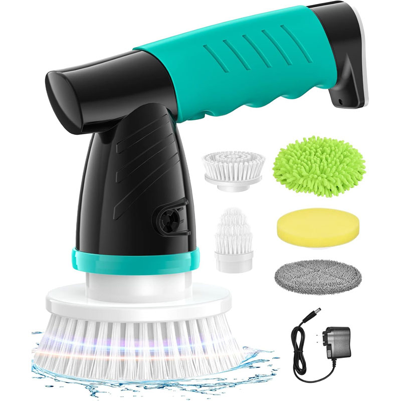 Cleaning Floor Scrubber Brush with Long Handle Bathroom Cleaning Brush