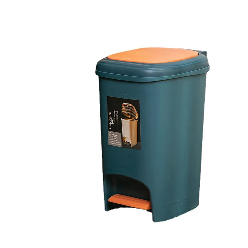 High Quality Plastic Trash Can Dustbin with Pedal for Home