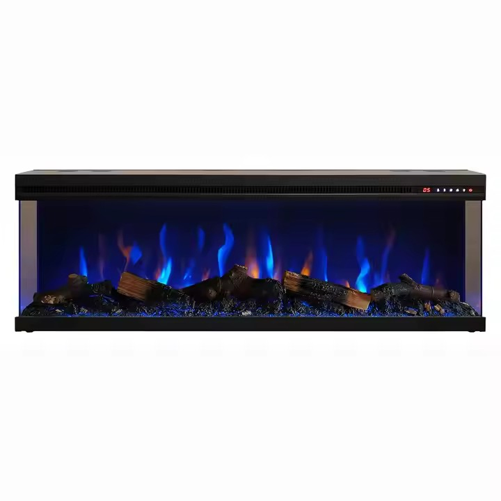 Home Appliance Home Furniture 3 Sided Electric Fireplace for Warm Use