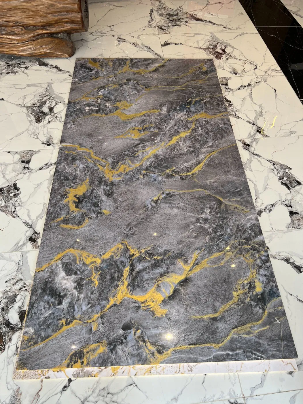 Wood Veneer Charcoal Panel Board Construction Panel Material