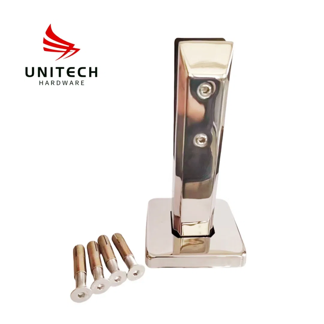 Premium 200mm Glass Spigot Clamp for Swimming Pool Railings