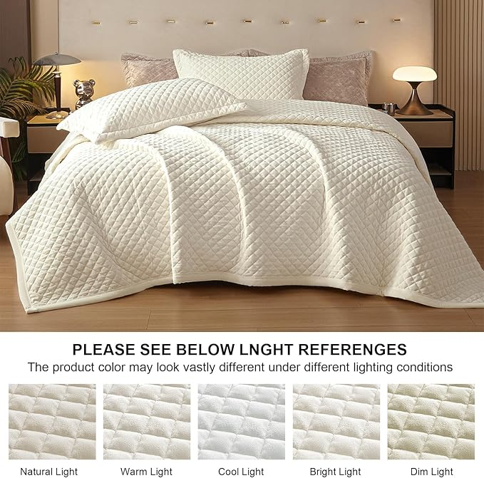 Lightweight All Seasons Reversible Quilt Set