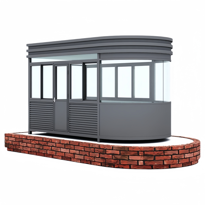 Custom Steel Structure Luxury Modular Mobile Modern Portable Prefab Security Guard Container Houses for Prefabricated Kiosks Outdoor Use