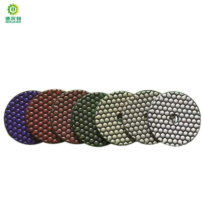 Dialead Wet Diamond Flexible Polishing Pads for Granite Marble Ceramic