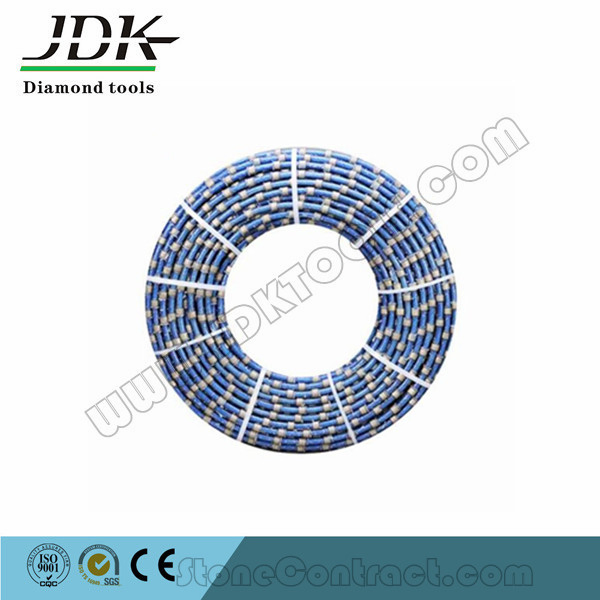 Rubber Coated Diamond Wire Saw for Stone Quarry Reinforce Concrete Cutting