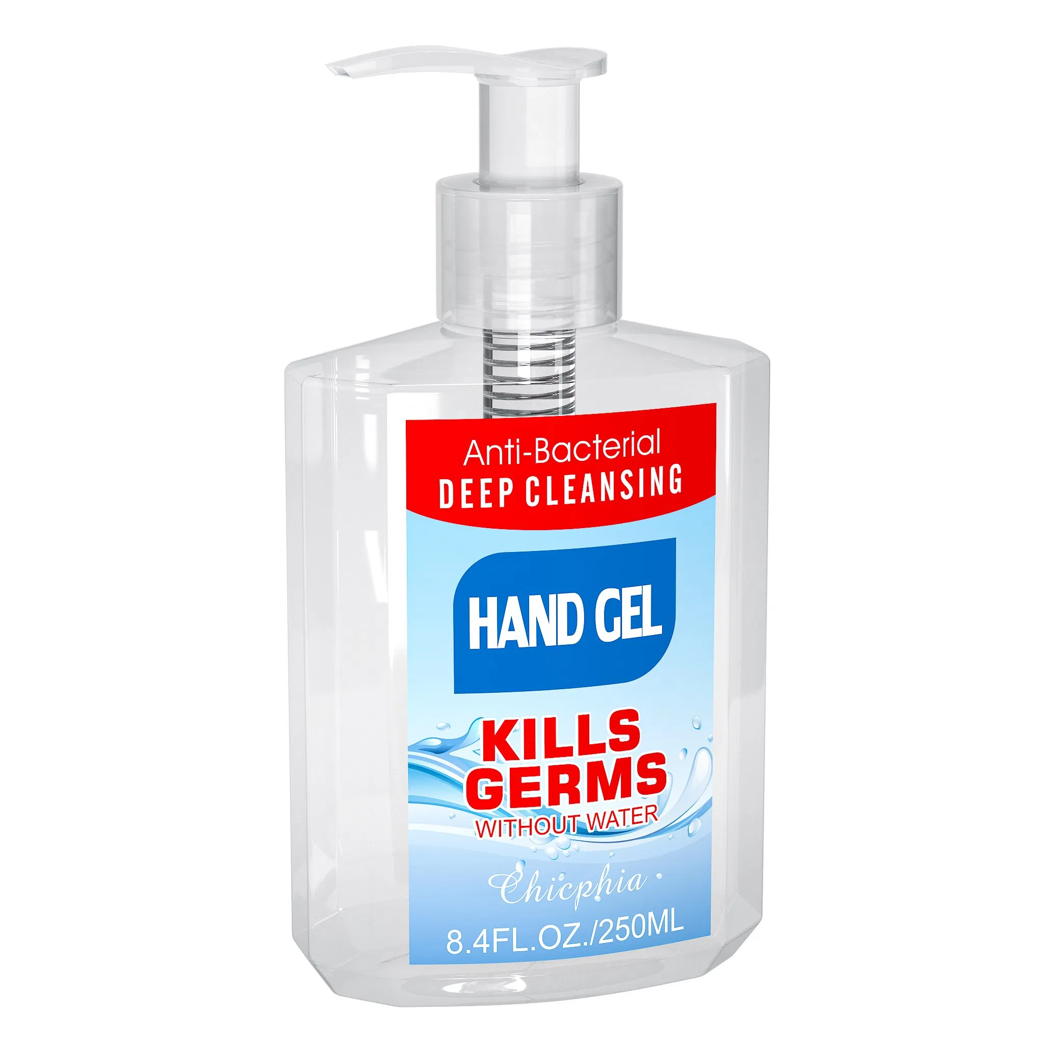 Unscented Fragrance Free Alcohol Based Deep Cleansing 500ml Hand Sanitizer Gel