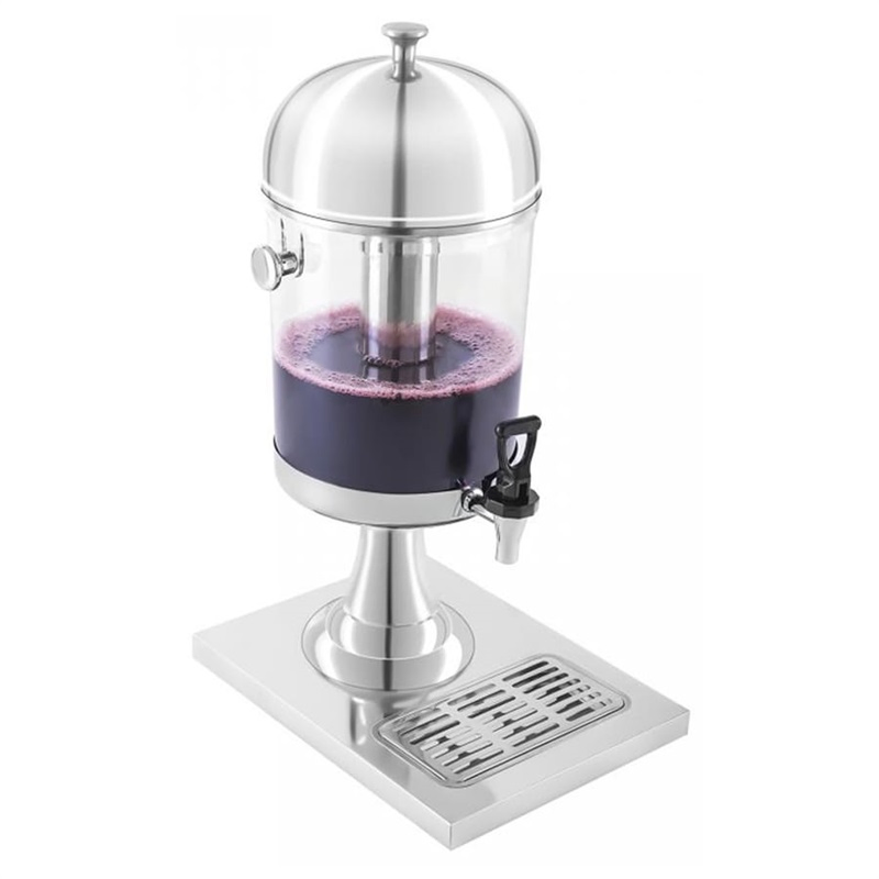 Hotel Stainless Steel Single Beverage Juice Dispenser Cooler