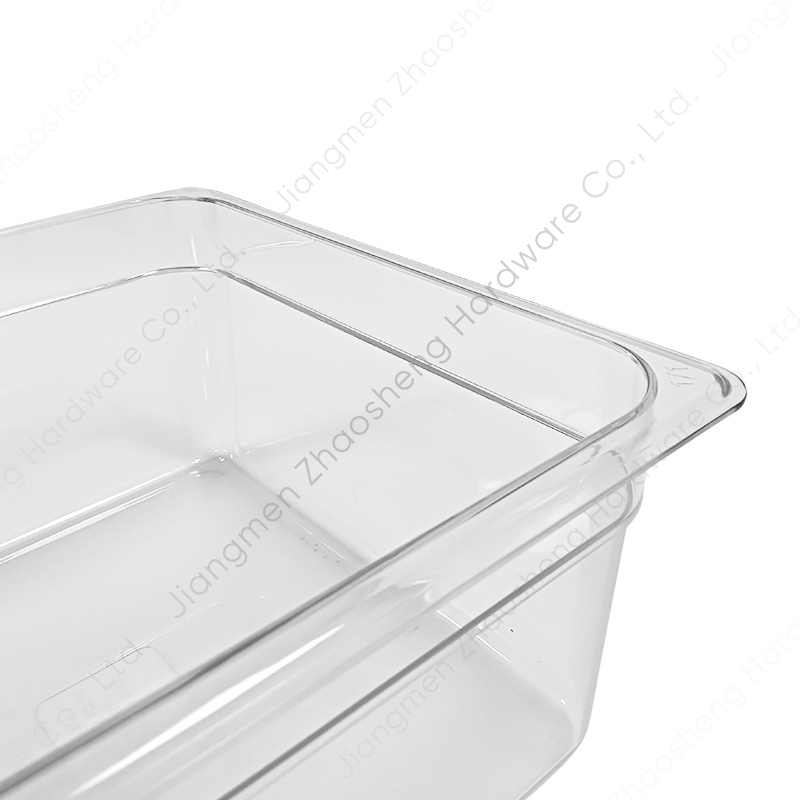 Clear Plastic Serving Food Pan Gastronorm Trays for Commercial Kitchen Hotel Restaurant