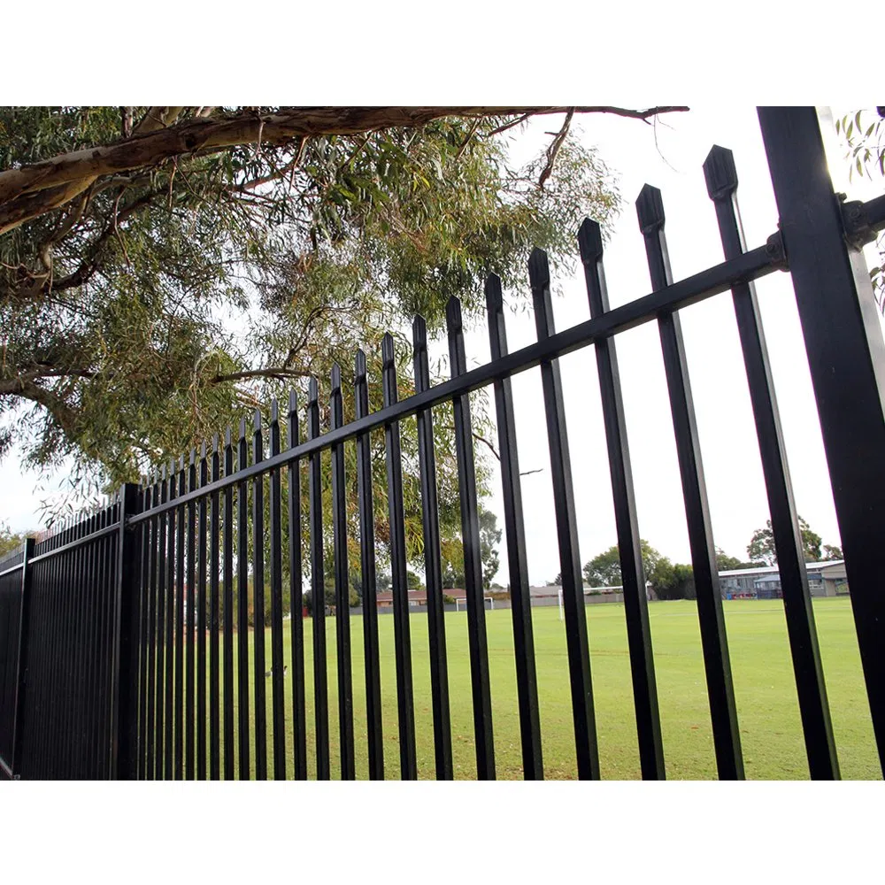 Outdoor Security Metal Steel Tubular Fence/ Wrought Iron Garrison Fencing