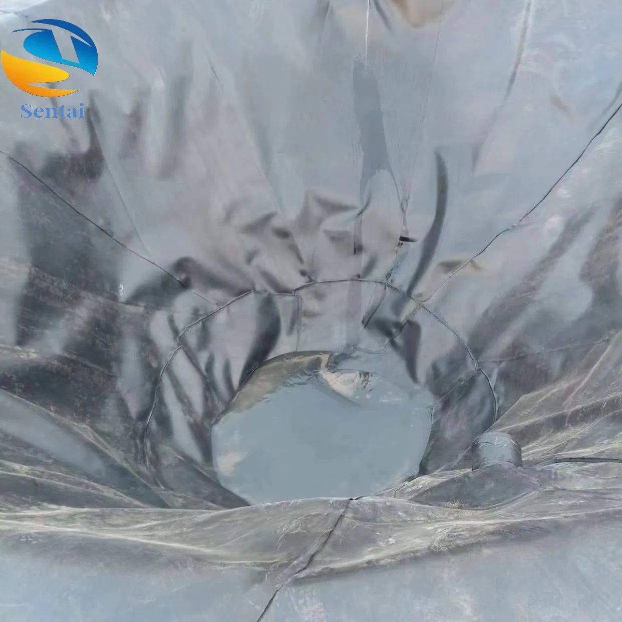 Environmental Grade 1mm 1.25mm 1.5mm HDPE Geomembrane, Used for Landfill Cover/Sewage Tank Liner Anti Seepage Membrane Liner for Heap Leaching Pond