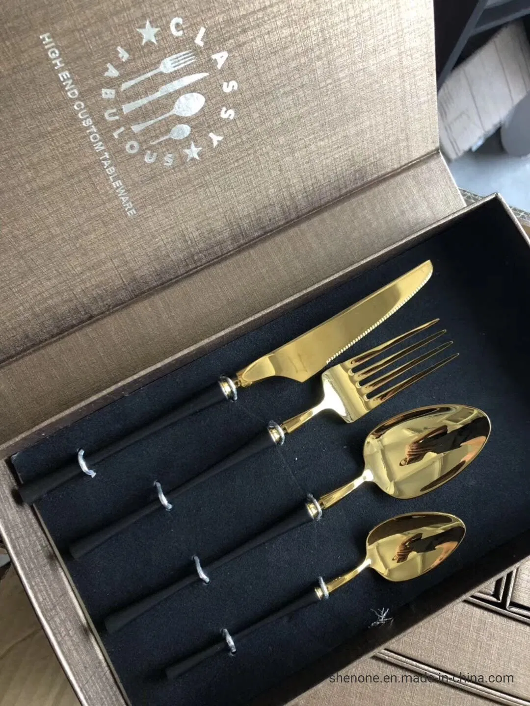 Shenone Multicolor Stainless Steel Spoon Fork Knife Cutlery Set