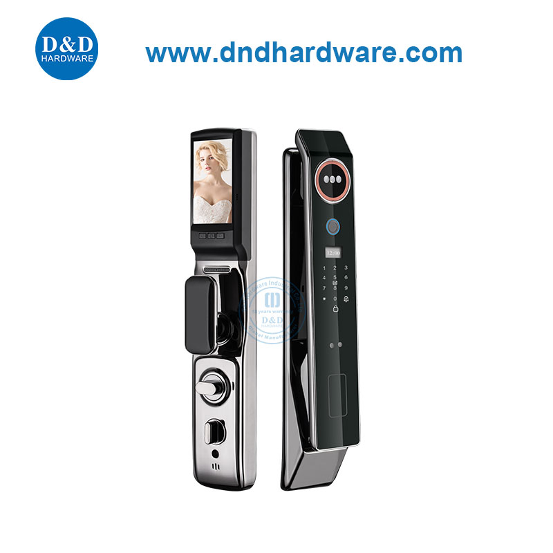 Smart Intercom Door Lock Codeic Card Unlock Facial Recognition Combination Fingerprint Lock