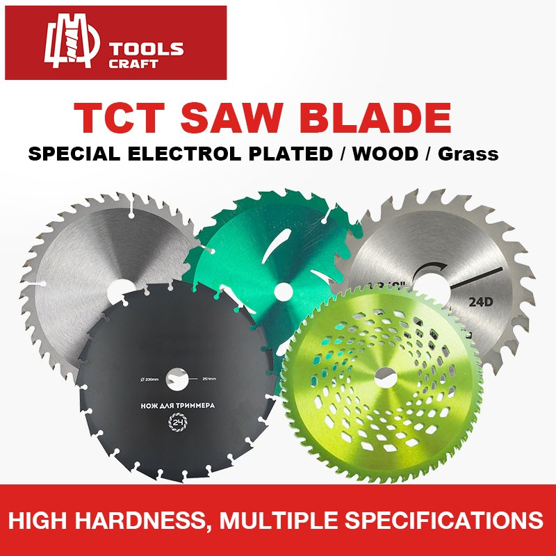 Circular Special Plating Tct Saw Blade for Easier Cutting Wood, Aluminum, Iron