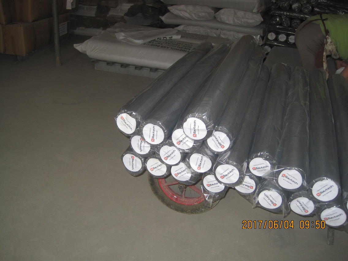 High Quality PVC Coated Fiberglass Insect Screen, 18X16, 120G/M2, Green or Black