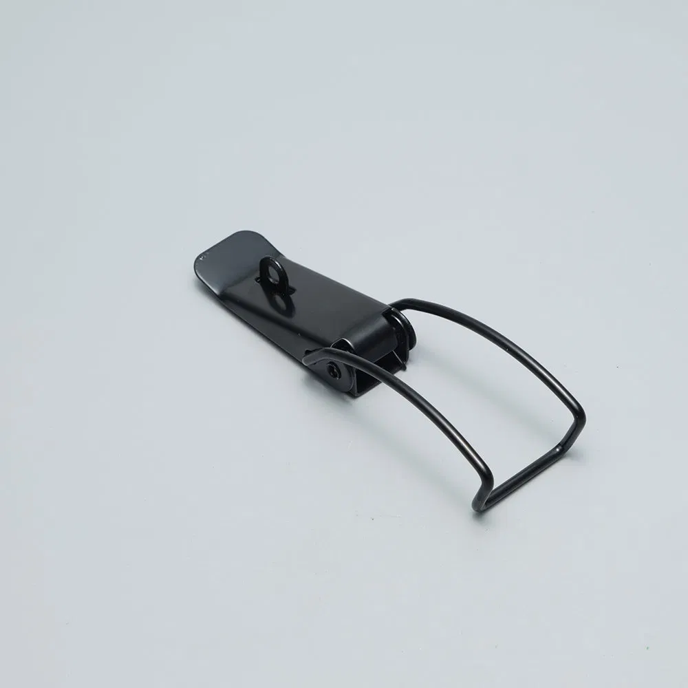 Stainless Steel Lockable Black Toggle Draw Latch Catches for Box