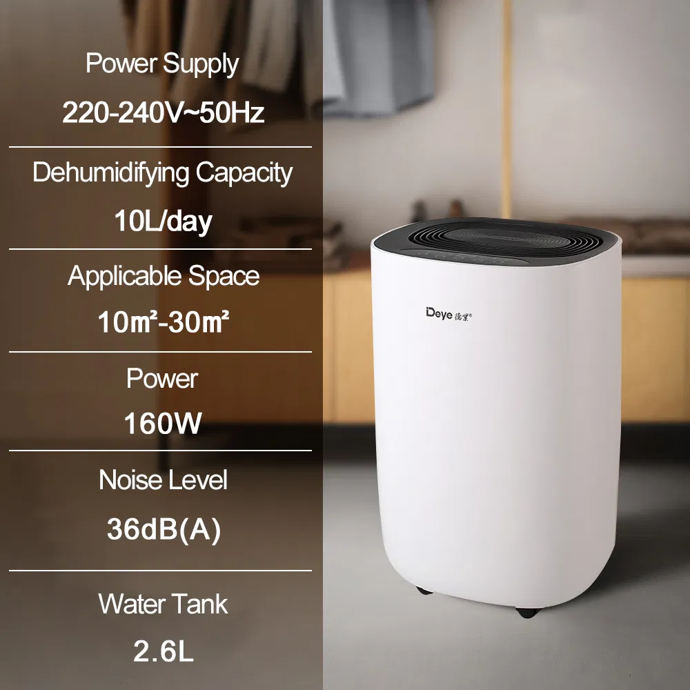 Factory Price Portable Adjustable Humidistat Home Dehumidifier