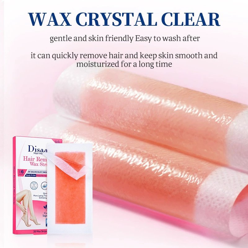 Quick Removing Body Legs Hair Removal Wax Strips for Normal Skin