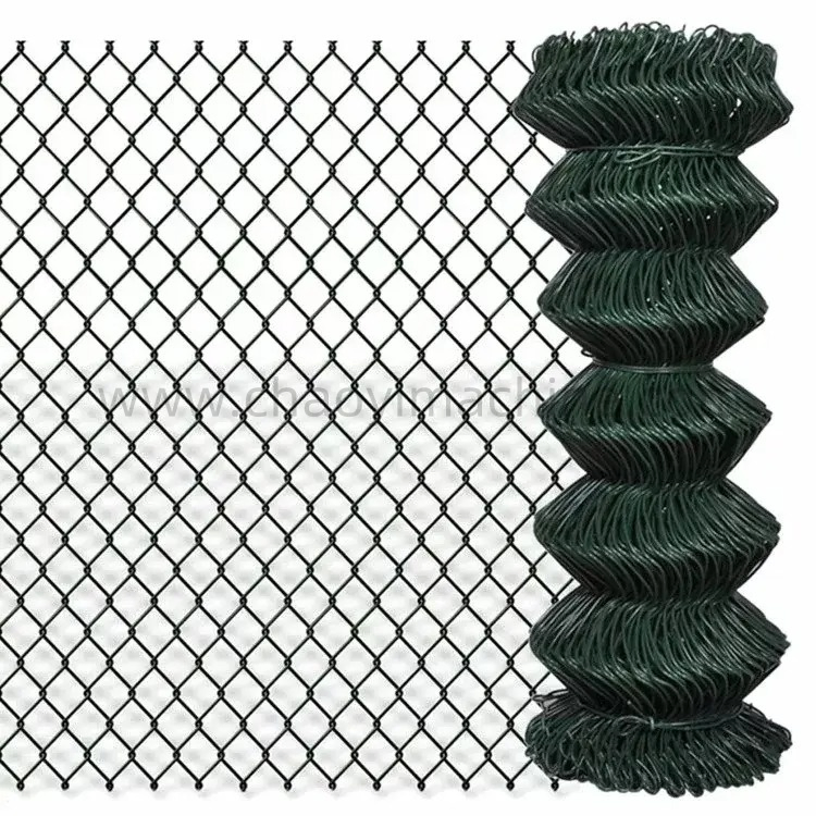 6 FT Secure Chain Link Fence Commercial Fencing Cyclone Mesh Fence Rolls Galvanized Iron Posts Security Trellis Use Wire Coverage Fencing Trellis Gates