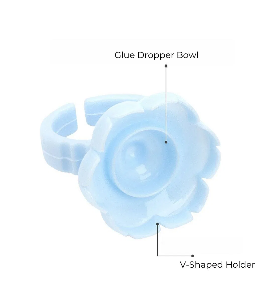 Mt Lashes Heart Shaped Eyelash Extension Glue Ring Cup Lash Holder