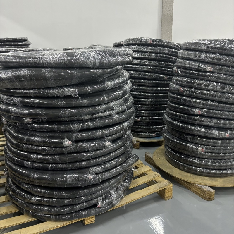 3/8 5/8 20m Black Rubber Insulated Copper Pair Coil for Air Conditioning