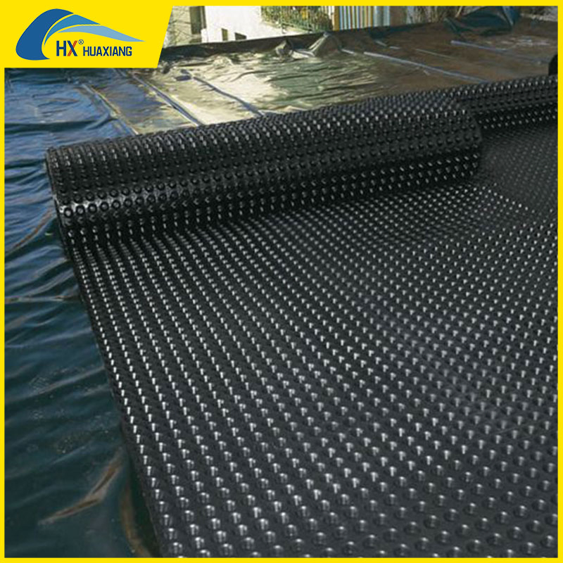 Subsurface HDPE Drainage Board for Basements for Prevent Moisture Infiltration
