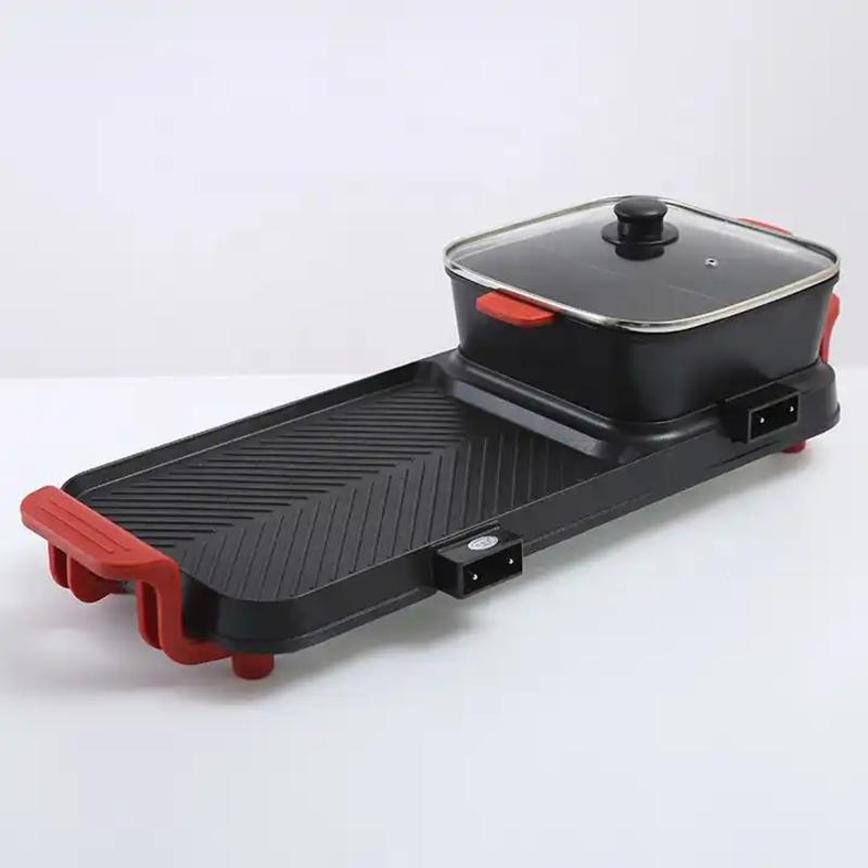 New Arrival High Quality Non Stick Multifunctional Smokeless Electric 3 in 1 Grill Pan and BBQ Pot