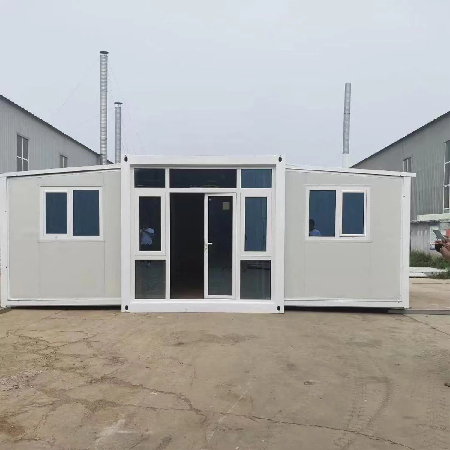 Exit 20 Feet Outdoor Temporary Double Wing Folding Room