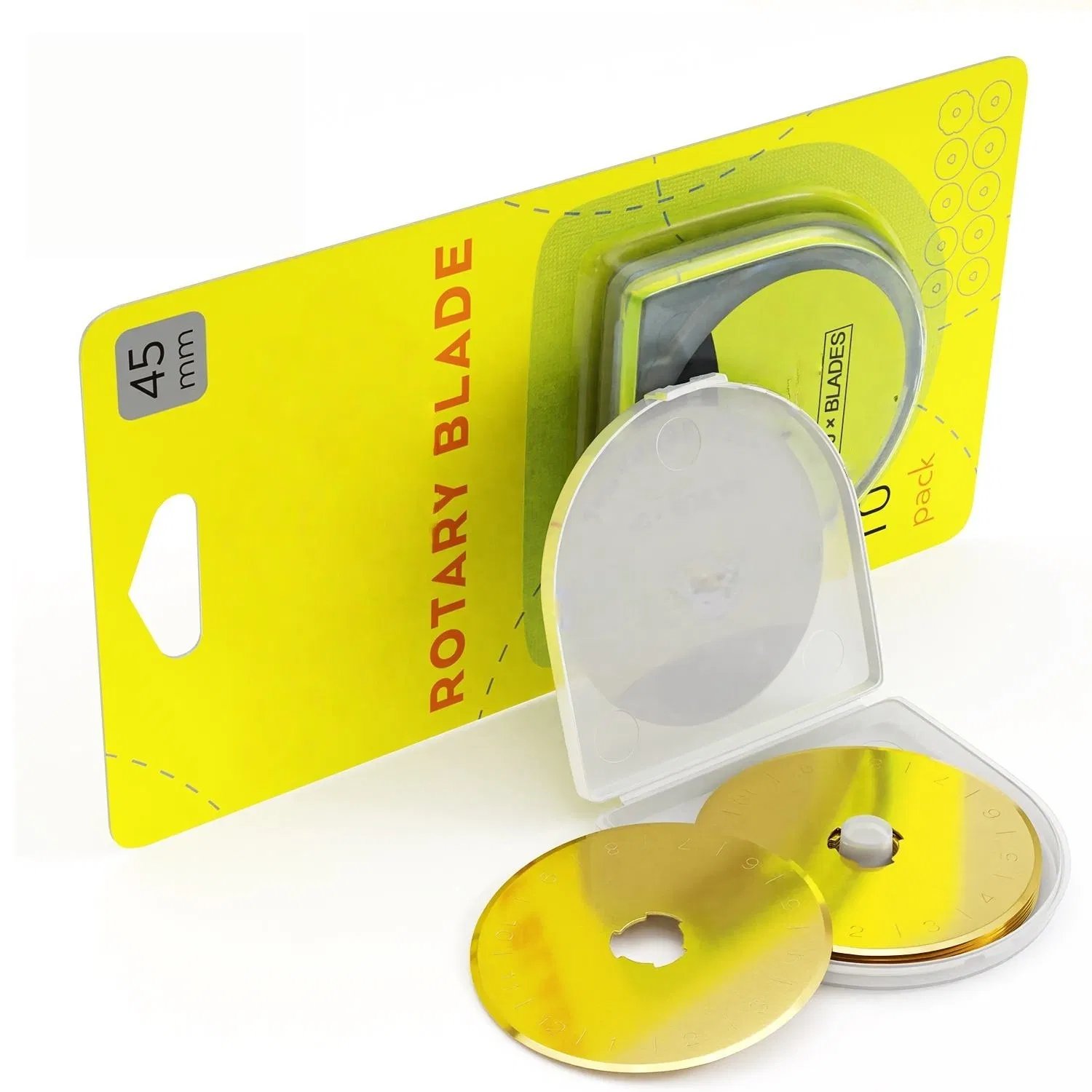 Sks-7 Rotary Cutter Blade - Titanium Coated, Ideal for Quilting Fabric