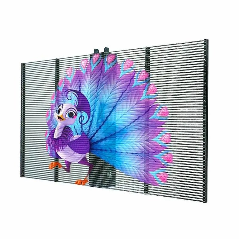Ultra-Thin P3.91 Window Display Transparent LED Screen Outdoor Glass LED Display