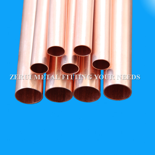 Straight Degreased Copper Tube Pipe for Medical Gas Pipeline