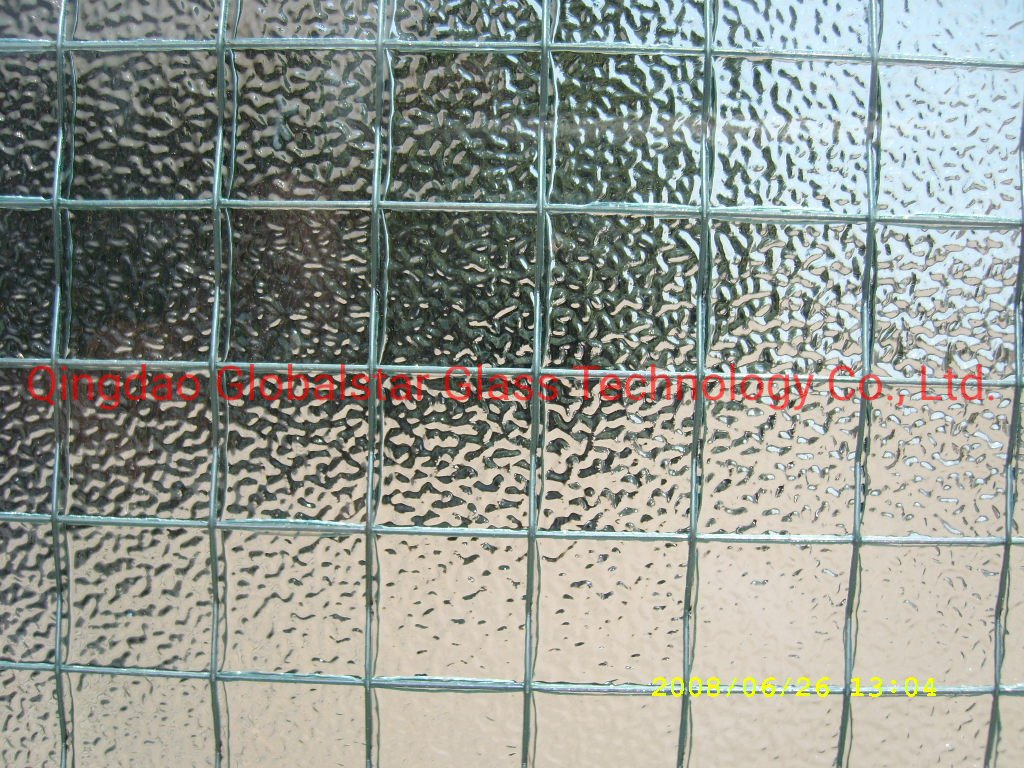 Clear and Bronze Wired Glass, 6mm