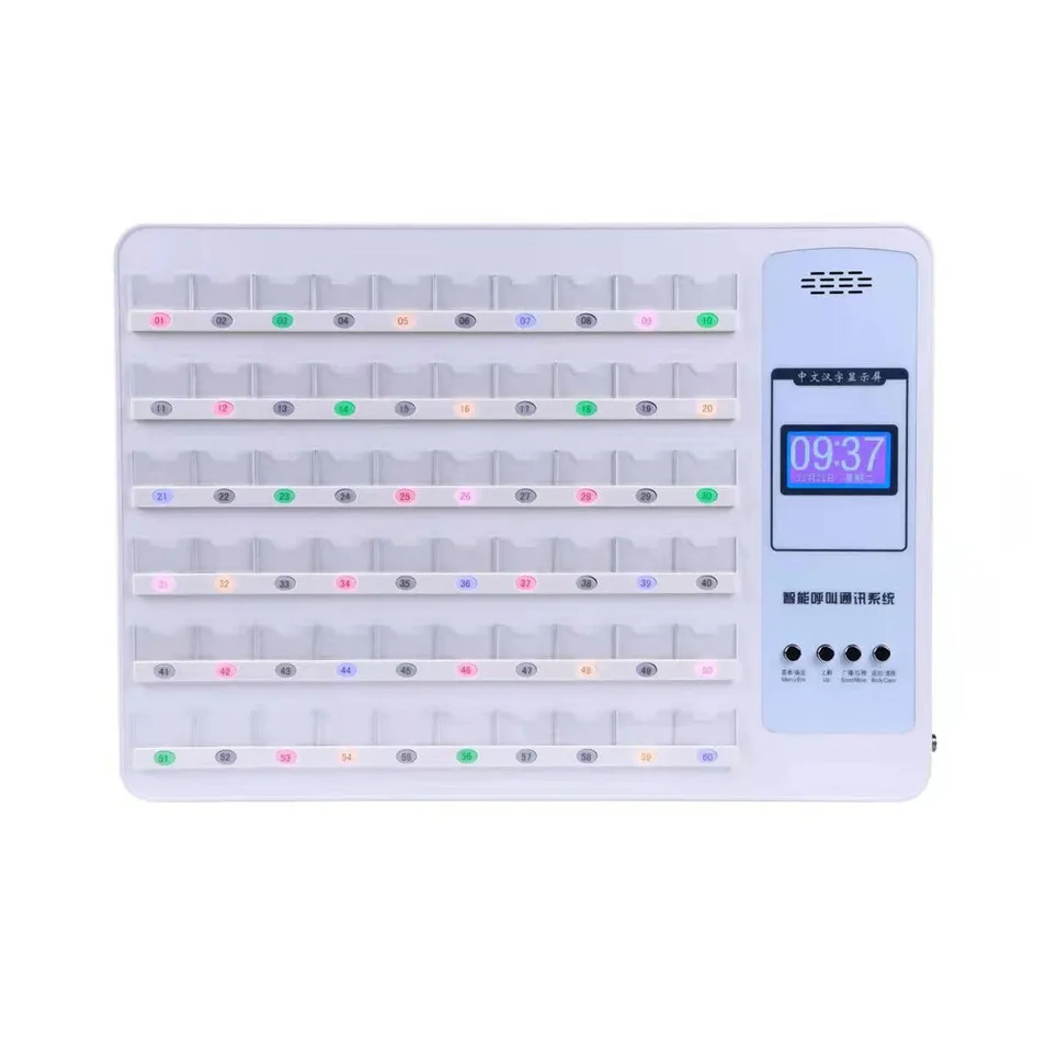 60-Channel Ward Call Button, Medical Intercom, Bedside Pull-Cord Emergency Call Extension