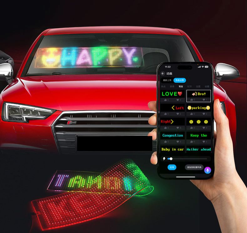 Гибкая светодиодная панель для рекламы и декора